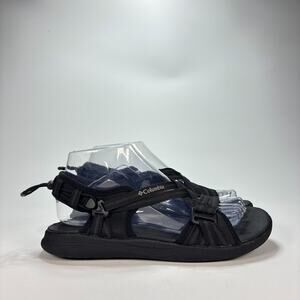 Columbia Black Strappy Sandals Outdoor Hiking Shoes BL0102-010 Womens Size 7